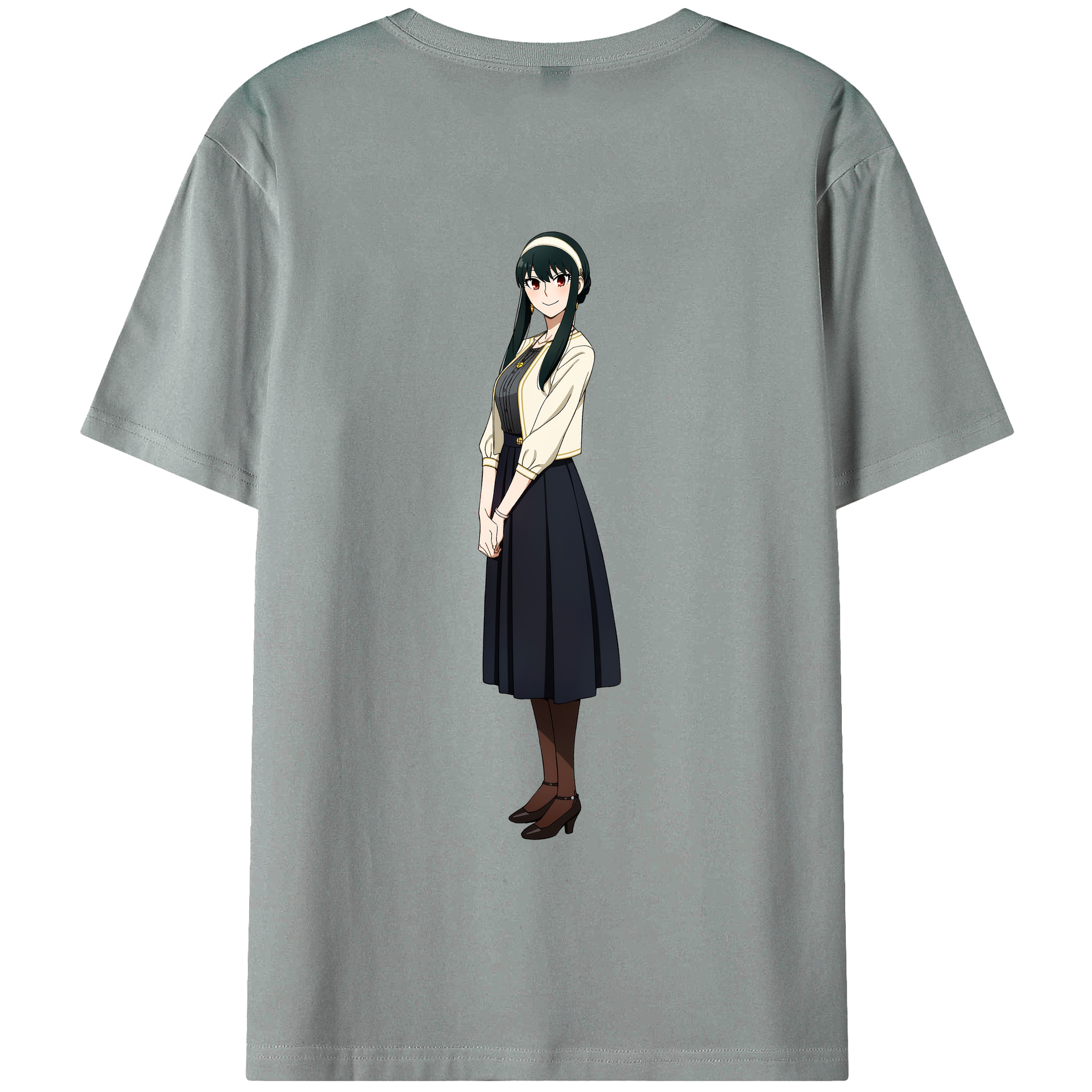 （画像用） SPY×FAMILY间谍家家酒 綿100％ メンズ半袖Tシャツ（バックプリント） 通気性